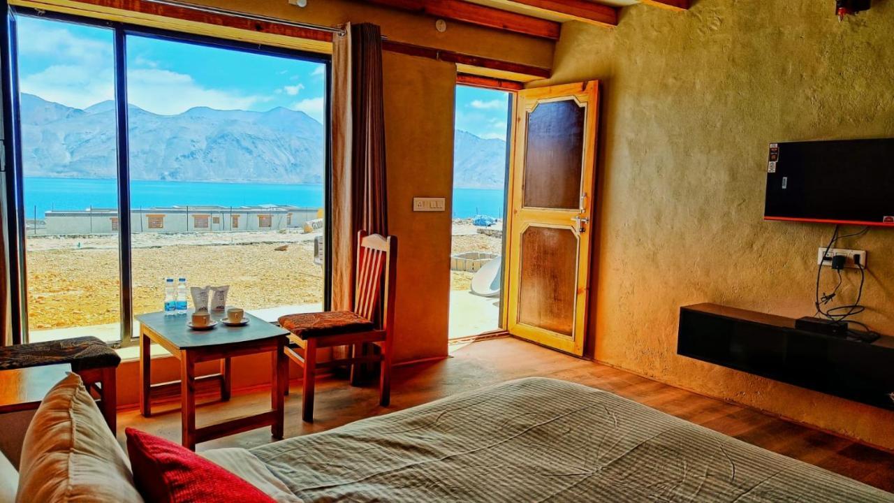 Mystic Pangong Hotel Spangmik Bagian luar foto