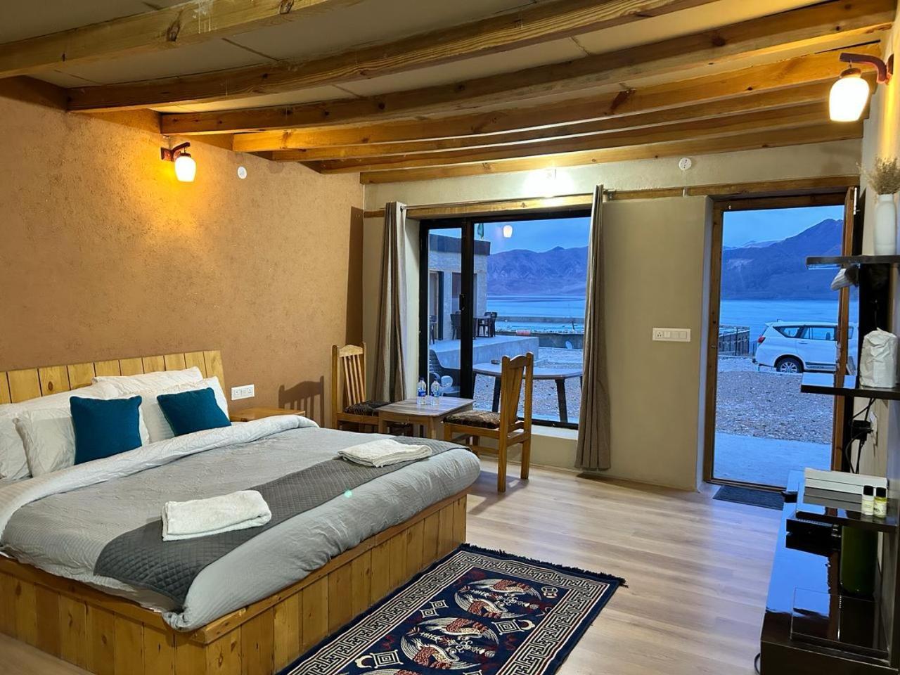 Mystic Pangong Hotel Spangmik Bagian luar foto